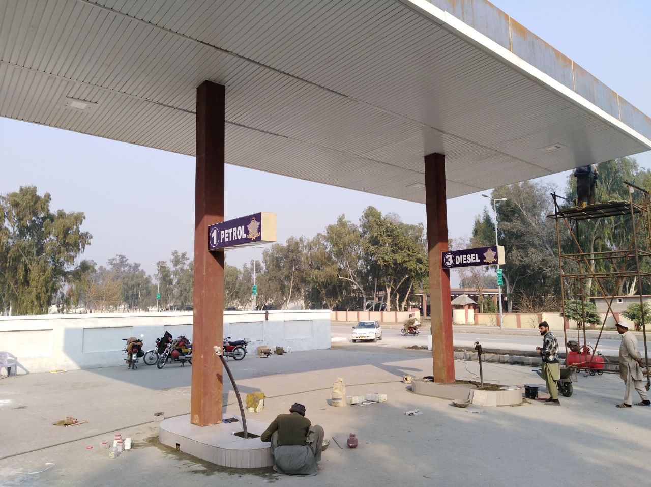 Completed Fuel Station